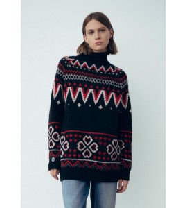 GAELLE Pullover In Maglieria Nero