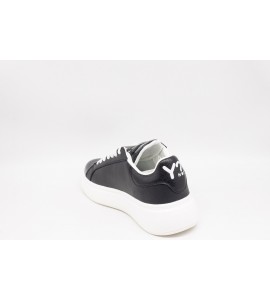 Y-NOT Sneakers donna black glitter