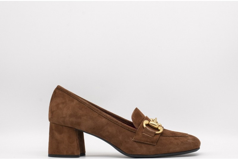 LE BABE Mocassino velour brown