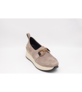 MELLUSO Mocassino donna in pelle scamosciata