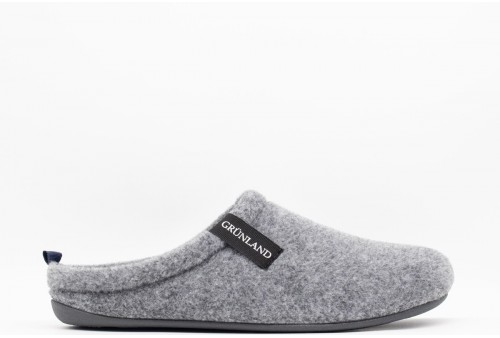 GRUNLAND Ciabatta uomo in feltro LECY
