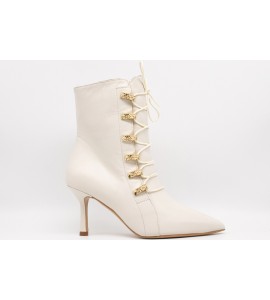 WO MILANO Tronchetto donna in pelle burro