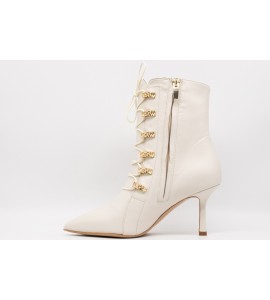 WO MILANO Tronchetto donna in pelle burro