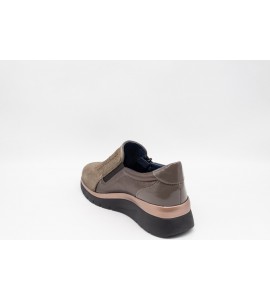 MELLUSO Sneakers donna in camoscio marrone