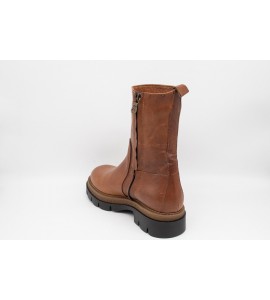 BRANDO STIVALETTO COMBAT DA DONNA IN PELLE