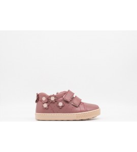 BALDUCCI Scarpe bimba rosa antico con fiorellini
