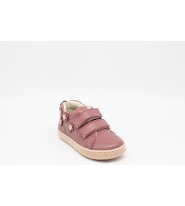 BALDUCCI Scarpe bimba rosa antico con fiorellini