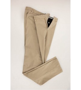 PT TORINO Pantalone in cotone beige