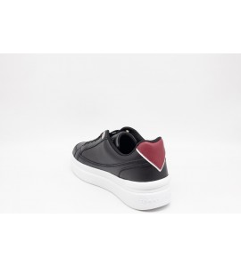 TOMMY HILFIGER SNEAKERS ELEVATED IN PELLE CON SUOLA ALTA