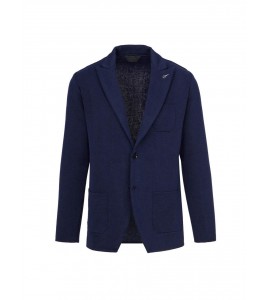 PAOLONI Giacca maglia monopetto jersey stretch