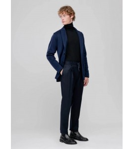 PAOLONI Giacca maglia monopetto jersey stretch