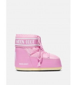 MOON BOOT ICON LOW PINK IN NYLON