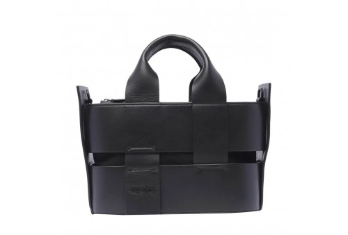VIC MATIE Borsa a mano in pelle nera