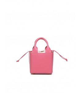 DATE CUBO BAG LEATHER FUCSIA