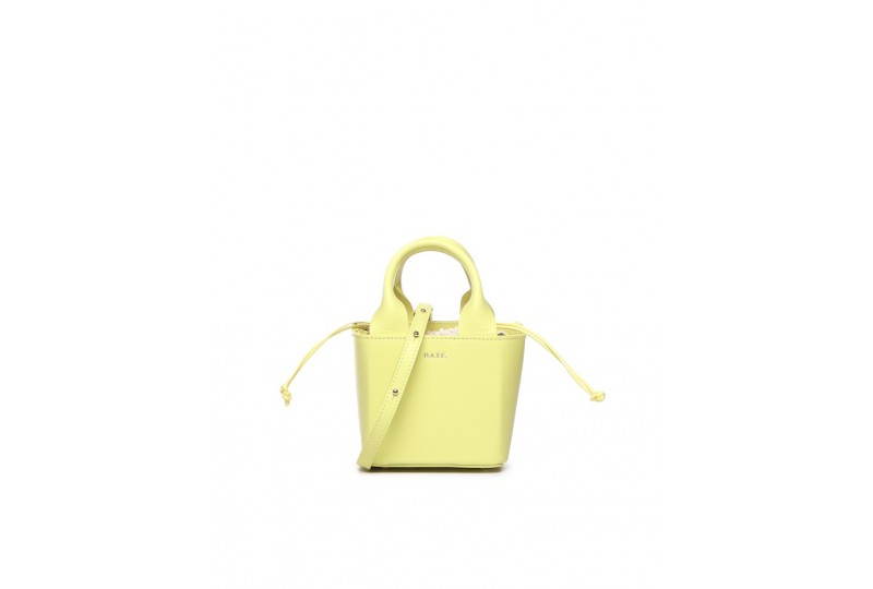 DATE CUBO BAG LEATHER YELLOW