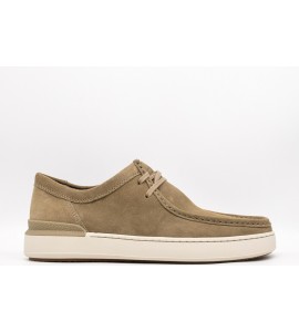 CLARKS COURTLITE SEAM SUEDE OAKWOO