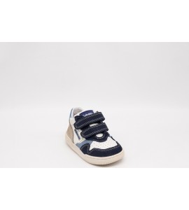 FALCOTTO Sneakers in pelle con dettagli in pelle scamosciata