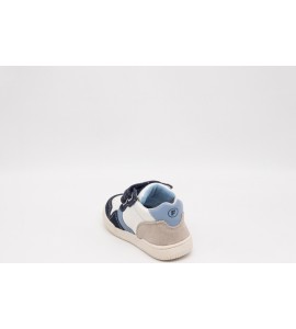 FALCOTTO Sneakers in pelle con dettagli in pelle scamosciata