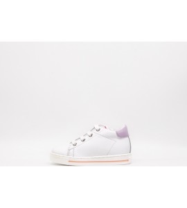 FALCOTTO Sneakers in pelle bimba con glitter