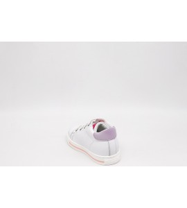 FALCOTTO Sneakers in pelle bimba con glitter