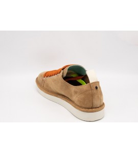 PANCHIC SCARPA ALLACCIATA P01 UOMO IN SUEDE BISCOTTO-ARANCIO BRUCIATO