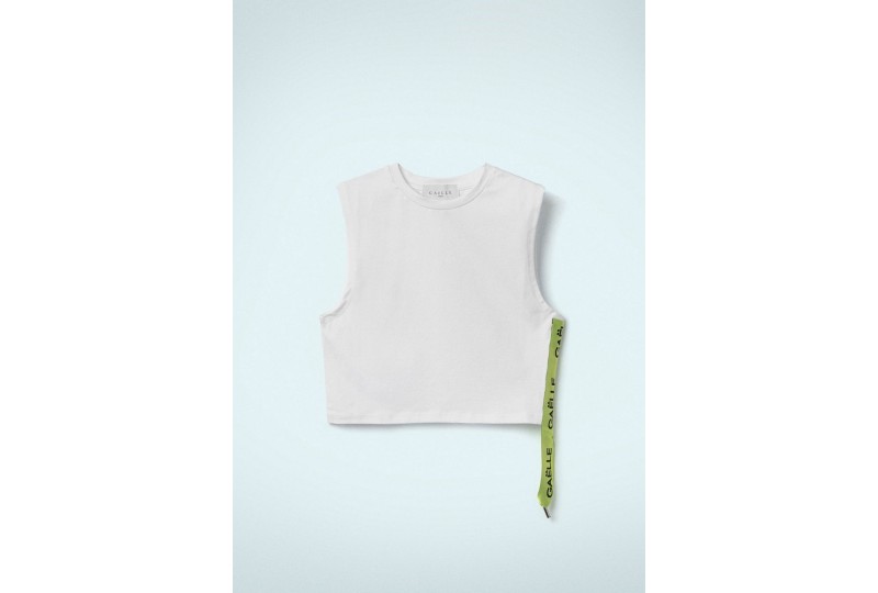 GAELLE T-Shirt Cropped Bianco