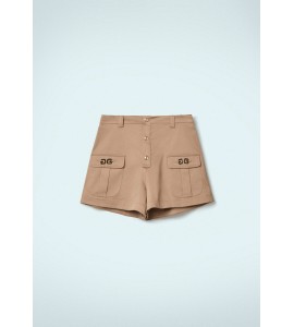 GAELLE Short In Raso Sabbia