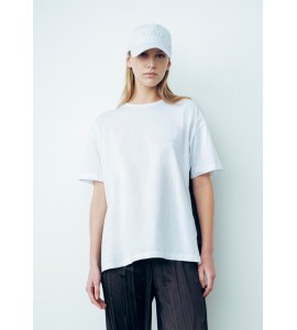 GAELLE T-Shirt Paricollo Bianco