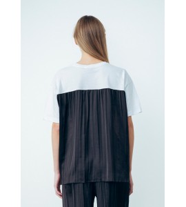 GAELLE T-Shirt Paricollo Bianco