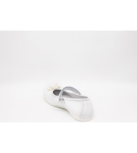 BALDUCCI Ballerina bimba in pelle con fiore
