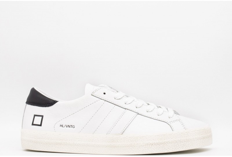 DATE HILL LOW CALF WHITE-BLACK