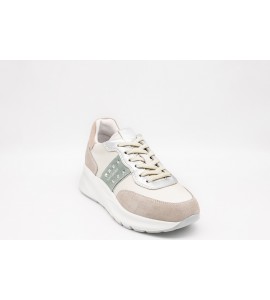 NERO GIARDINI Sneakers donna in pelle e suede
