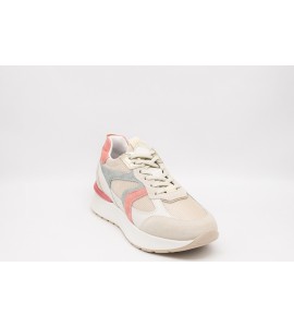NERO GIARDINI Sneakers donna in pelle, suede e tela