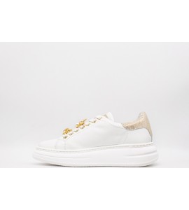 MELINE'GALAXY BIANCO/ORO Sneakers donna