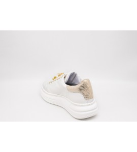 MELINE'GALAXY BIANCO/ORO Sneakers donna
