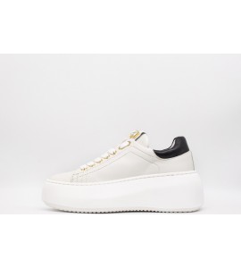 MELINE' LOGIC BIANCO/NERO Sneakers donna