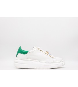 MELINE'GALAXY BIANCO/GREEN Sneakers donna