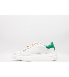 MELINE'GALAXY BIANCO/GREEN Sneakers donna