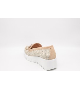 CALLAGHAN RAFYNA SAND/PINK AMAL Mocassino donna