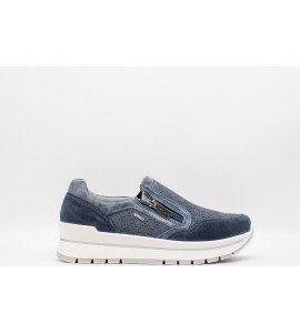 IGI & CO Sneakers in pelle da donna jeans-avio