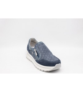 IGI & CO Sneakers in pelle da donna jeans-avio