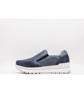 IGI & CO Sneakers in pelle da donna jeans-avio