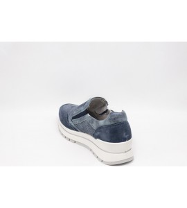 IGI & CO Sneakers in pelle da donna jeans-avio