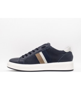 IGI & CO Sneakers in pelle da uomo blu-perla