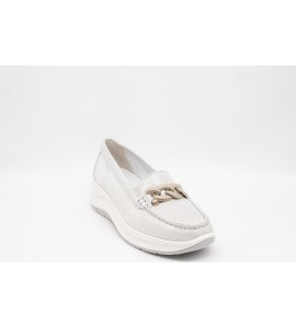 IGI & CO Mocassini con zeppa in pelle da donna