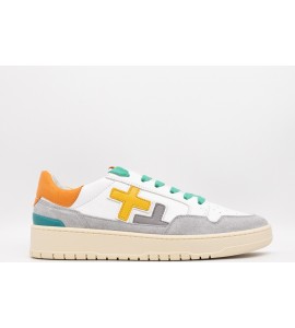 GIO + Sneakers Leonard White/arancio