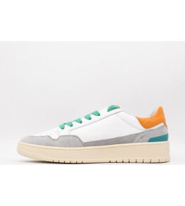 GIO + Sneakers Leonard White/arancio