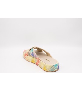 GAUDI' Sandalo canvas multi