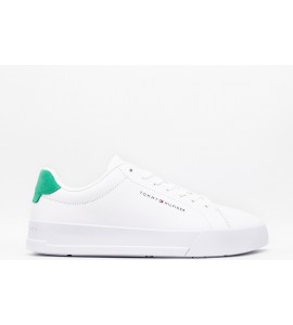 TOMMY HILFIGER SNEAKERS SPORTIVE IN PELLE CON SUOLA SPESSA