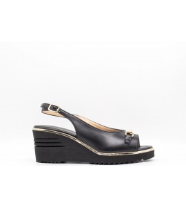 DONNA SOFT Zeppe in pelle